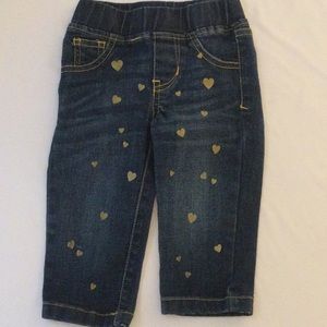 Ruffle Butts Denim jeans with hearts